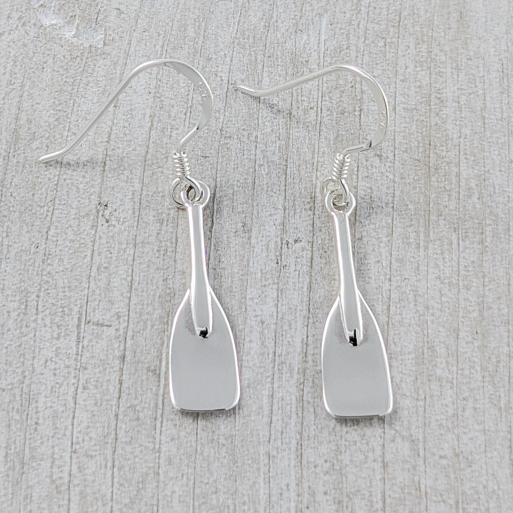 Paddle Earrings in Sterling Silver