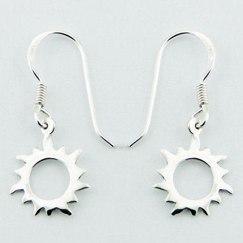 Sunshine Earrings, Sterling Silver