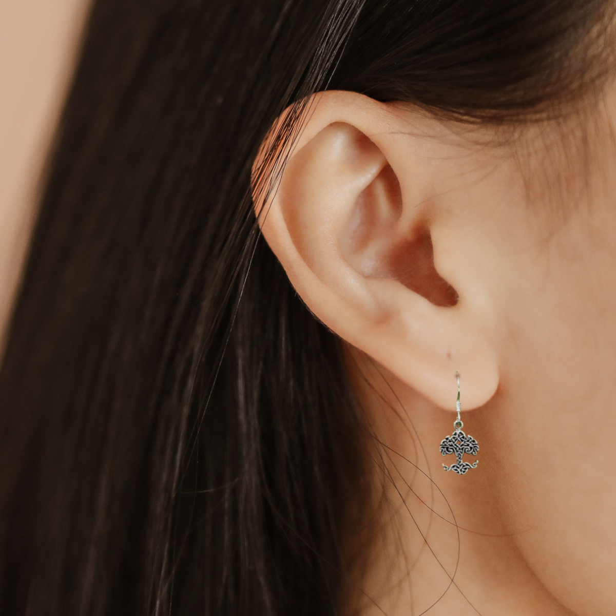 Celtic Knot Tree Earrings – Symbol of Strength & Renewal