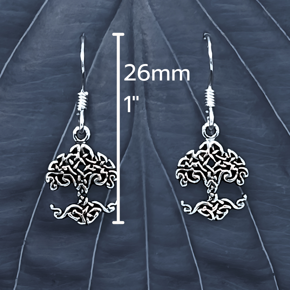 Celtic Knot Tree Earrings – Symbol of Strength & Renewal