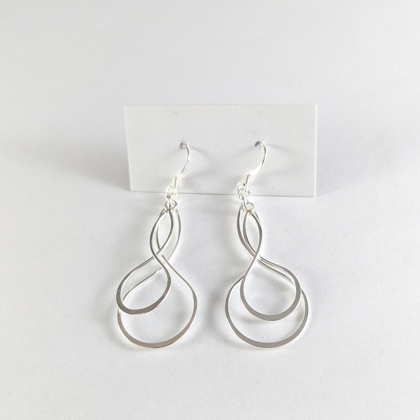 Twist within a Twist Earrings in Sterling Silver