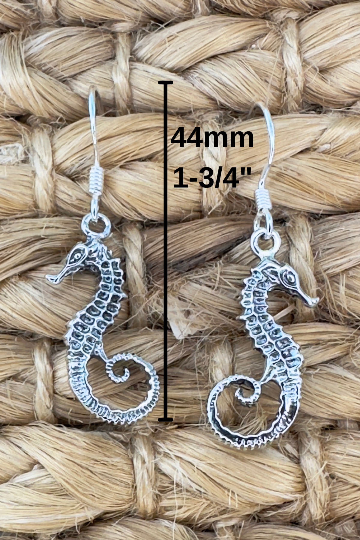 Seahorse Earrings – Coastal Ocean Design, Sterling Silver