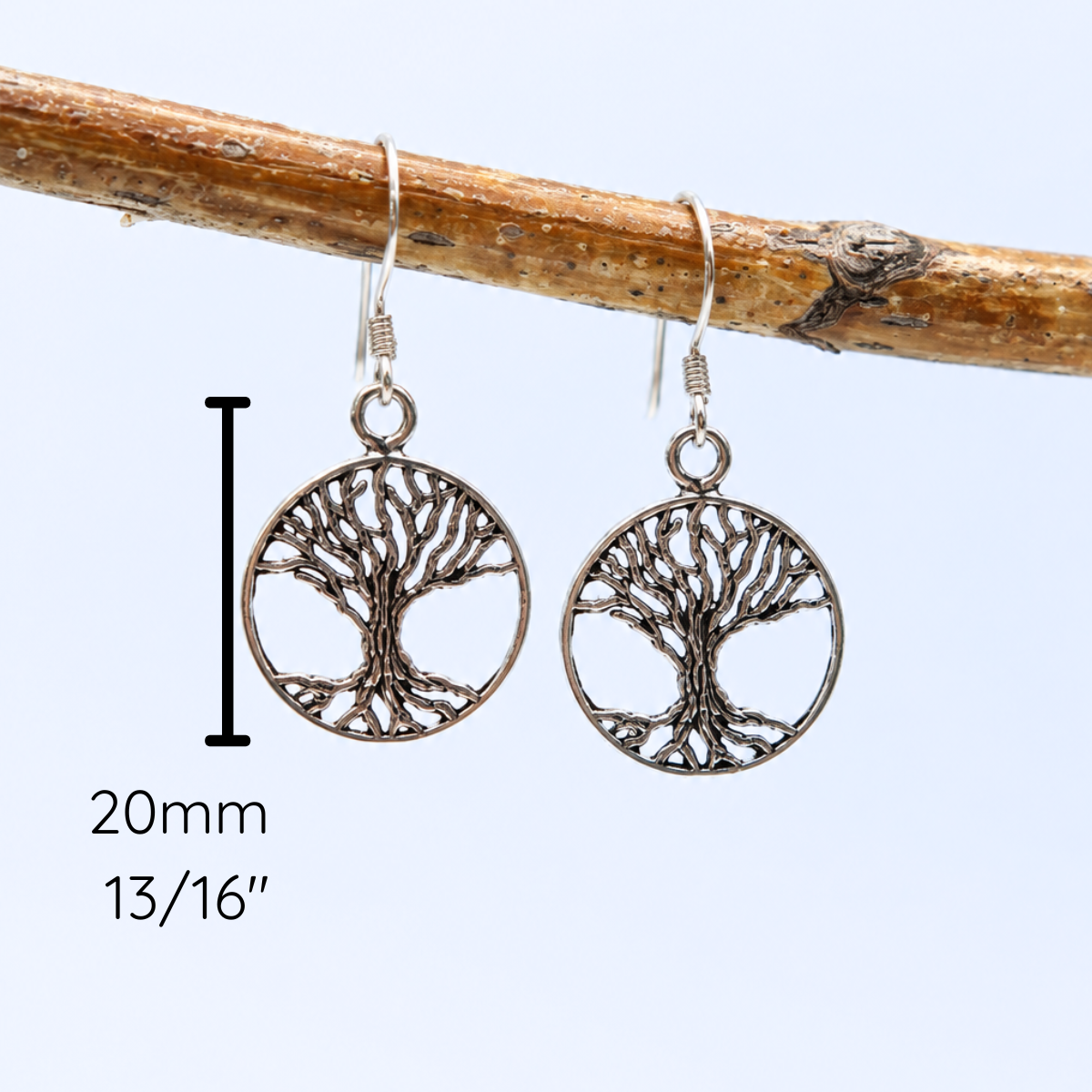 Standing Strong Tree of Life Earrings | Sterling Silver
