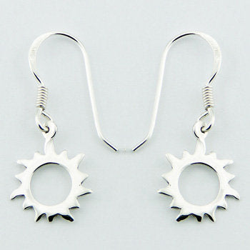 Sunshine Earrings, Sterling Silver