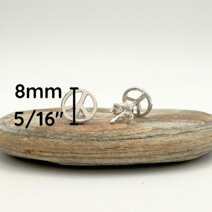 Peaceful Spirit Sterling Studs